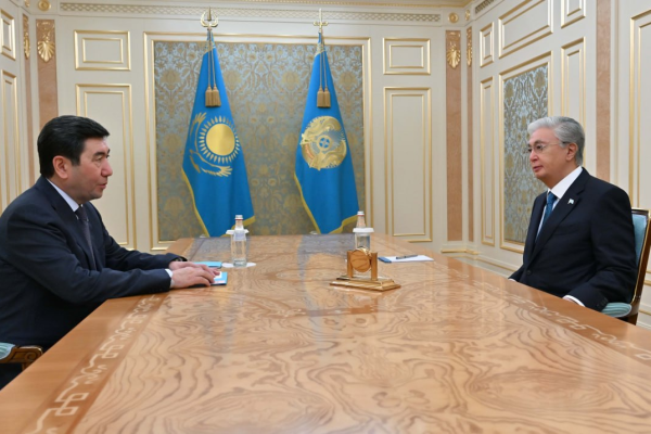 Тоқаев Мәжіліс Төрағасы Ерлан Қошановты қабылдады